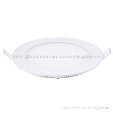 9W Ultra-slim LED Panel Light/Downlight, 2835 SMD, CE, RoHS, FCC Marks, 3-year Warranty